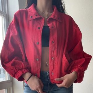 COPY - Women’s Red Jean Jacket